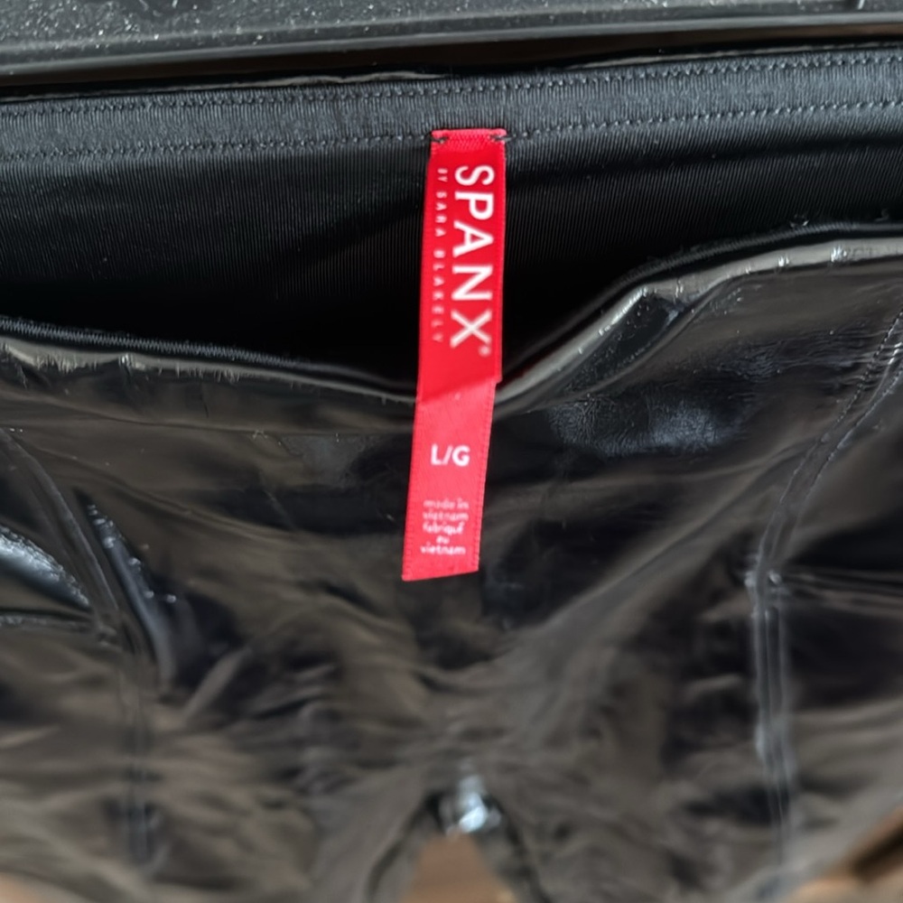 Spanx faux leather leggings - Picture 2 of 3